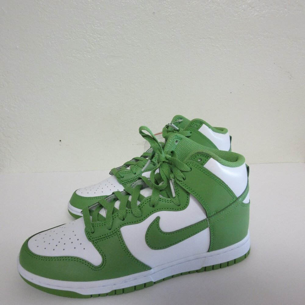 NIKE Green/White Dunk High Retro DV0829-101 8.5 Basketball Sneakers